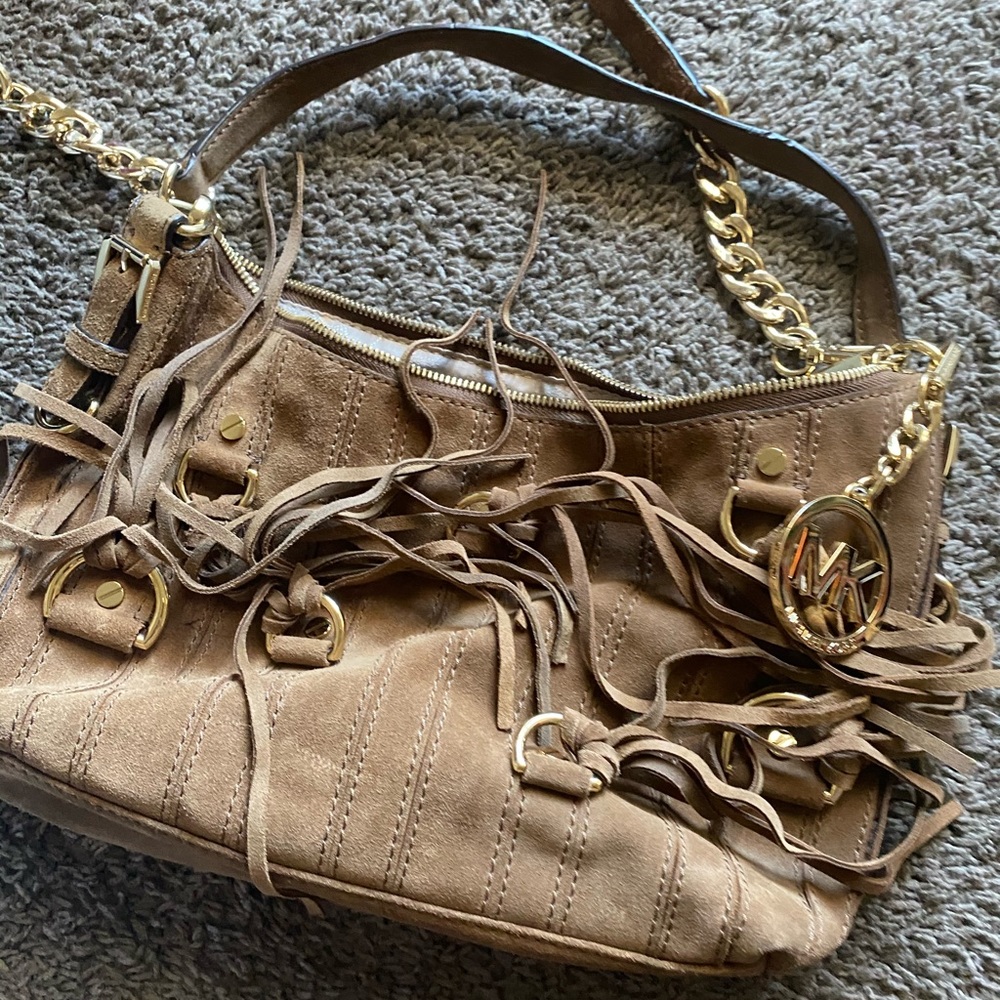 Michael Kors Tassel Suede Bag
